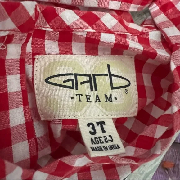NWT- Red/White Gingham Check Child’s Dress - Size 3T‎ - University South Alabama - Picture 2 of 12